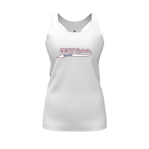 [FT0TRBWH-FYS-LOGO2] Decker Racerback Tank Top (Female Youth S, White, Logo 2)