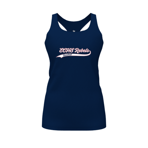 [FT0TRBNV-FYS-LOGO2] Decker Racerback Tank Top (Female Youth S, Navy, Logo 2)