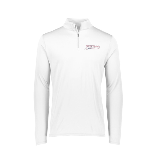 [FTLQFLWH-FAXS-LOGO2] Decker Women's Flex-Lite 1/4 Zip Shirt (Female Adult XS, White, Logo 2)