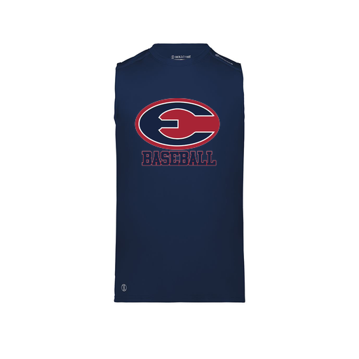 [222593.065.S-LOGO3] Men's CoolDry TankTop (Adult S, Navy, Logo 3)