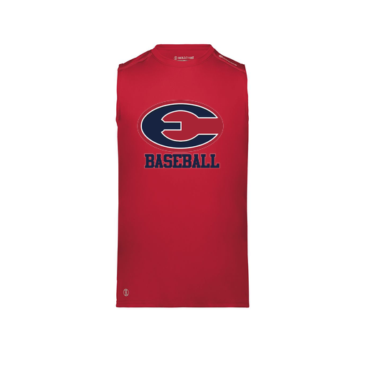 [222593.083.S-LOGO3] Men's CoolDry TankTop (Adult S, Red, Logo 3)