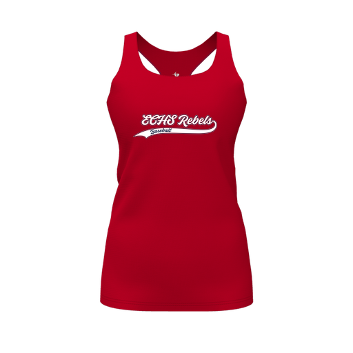 [FT0TRBRD-FYS-LOGO2] Decker Racerback Tank Top (Female Youth S, Red, Logo 2)