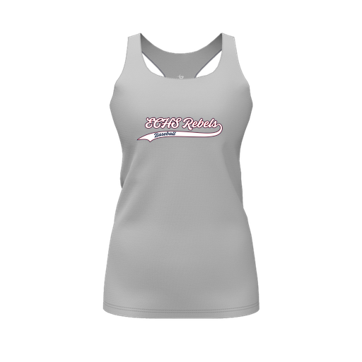 [FT0TRBGY-FYS-LOGO2] Decker Racerback Tank Top (Female Youth S, Gray, Logo 2)