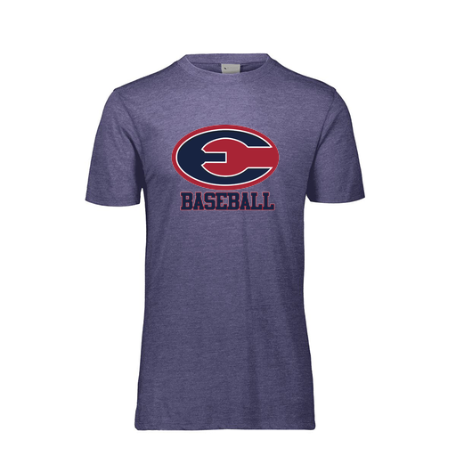 [FTSCUBNV-YS-LOGO3] Decker Youth Tri-Blend T-Shirt - Short Sleeve (Youth S, Navy, Logo 3)