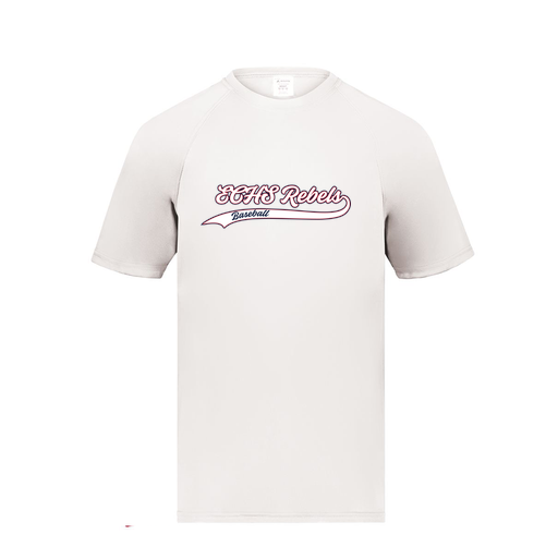 [2791.005.S-LOGO2] Youth Smooth Sport T-Shirt (Youth S, White, Logo 2)