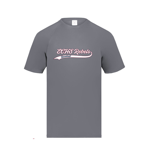 [2791.059.S-LOGO2] Youth Smooth Sport T-Shirt (Youth S, Gray, Logo 2)