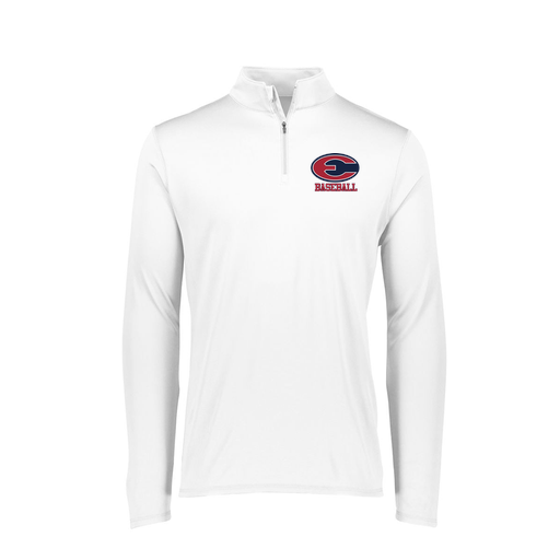 [FTLQFLWH-FAXS-LOGO1] Decker Women's Flex-Lite 1/4 Zip Shirt (Female Adult XS, White, Logo 1)