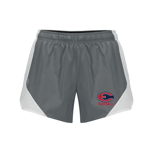 [229489.R04.S-LOGO1] Girls Olympus Shorts (Female Youth S, Gray, Logo 1)