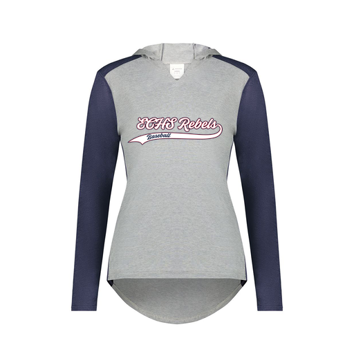 [6902.29V.XS-LOGO2] Ladies Vintage Hoodie (Female Adult XS, Navy, Logo 2)
