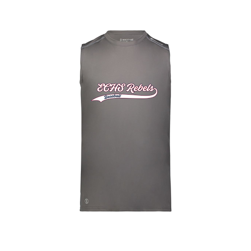 [222593.98D.S-LOGO2] Men's CoolDry TankTop (Adult S, Gray, Logo 2)