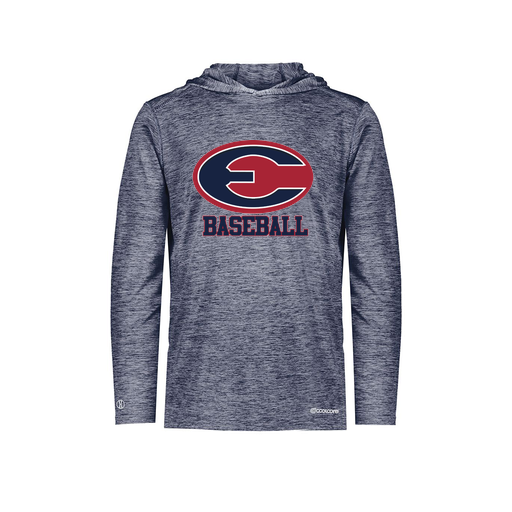 [FOLHCGNV-AS-LOGO3] Decker Men's Charge Hoodie (Adult S, Navy, Logo 3)