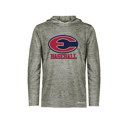 [FOLHCGGY-AS-LOGO1] Decker Men's Charge Hoodie (Adult S, Gray, Logo 1)