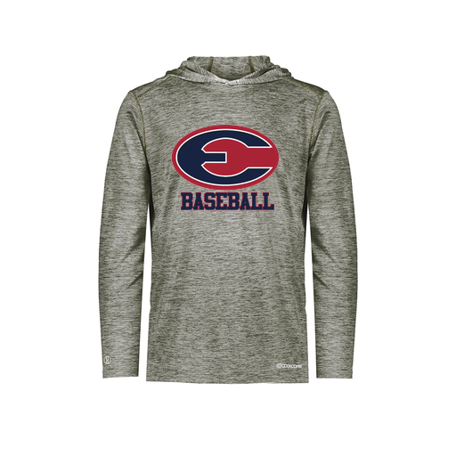 [FOLHCGGY-AS-LOGO3] Decker Men's Charge Hoodie (Adult S, Gray, Logo 3)